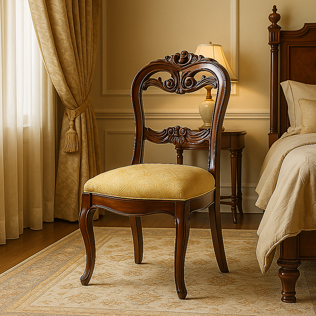 Ornate carved chair